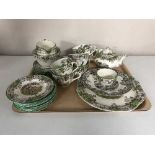 A tray of Copeland Spode Spodes Byron tea china