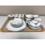 A tray of nineteen pieces of Paragon hand craft tea china and set of six New Chelsea coffee cups