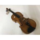 A late nineteenth / early twentieth century violin,
