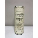 A 1 litre bottle of The Balvenie Single Malt Scotch Whisky aged 10 years,