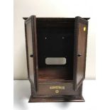 A mahogany Gecophone cabinet