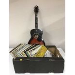 A box of LP records - choirs,