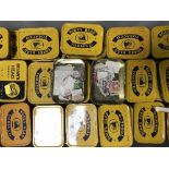 A large quantity of Boars head tobacco tins of loose stamps