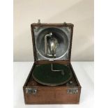 An early 20th century Decca table top Dulcephone
