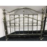 Three Victorian style metal bed frames