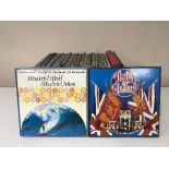 A box containing a large quantity of LP's and box sets - Classical,