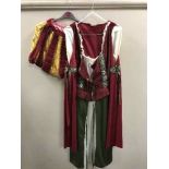 A full rail of pantomime outfits,