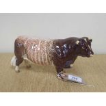 A Beswick figure - Dairy Shorthorn Bull, model 1504, gloss.