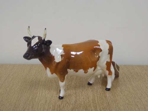 A Beswick figure - Ayshire Cow Ch. "Ickham Bessie", model 1350, gloss.
