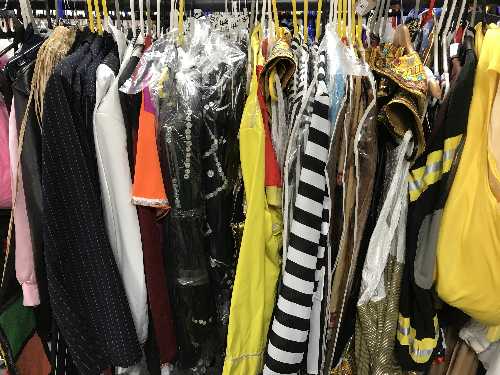 A full rail of pantomime outfits, dress uniforms, - Image 2 of 2