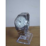 A gents vintage Tudor Oyster stainless steel wristwatch,