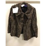 A vintage fur jacket