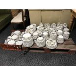 A large quantity of Royal Falcon Ironstone military mess china (over 300 pieces)
