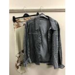 A full rail of work coats, denim & cord jackets, skirts,