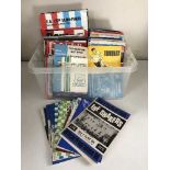 A box of football programmes 1960's onwards - Sunderland,