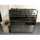 A Caple stainless steel range cooker (one handle missing)