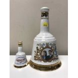 A Wade Bell's Whisky commemorative decanter, Marriage of Prince Andrew & Sarah Ferguson 1986, 75cl,