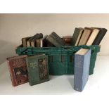 Three boxes of various books - antiquarian leather bound volumes History of England,