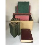 Seven volumes : Ruskin modern painters, leather bound volume The Wilkin Gallery,