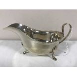 A silver sauceboat, 3.