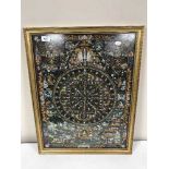 A gilt framed Tibetan Thangka watercolour