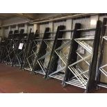 A quantity of pallet racking and shelving, in near new condition and only four years old.