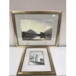 Two gilt framed Heaton Cooper prints