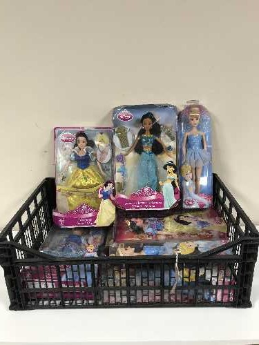 Eight assorted boxed Disney Princess dolls