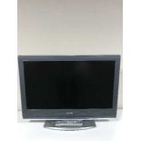 A Sony Bravia 32 inch LCD TV and remote