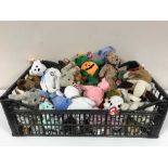 A basket of TY Beany Babies