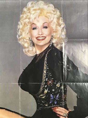 A collection of Dolly Parton posters