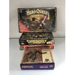 Four boxed games - War Hammer 4000, War Hammer Hero Quest,