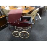 A mid 20th century Silver Cross pram