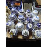 Seventeen pieces of Ringtons chintz china inc teapots, ginger jars,