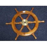 A ship's wheel