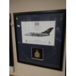 A Squadron Prints limited edition : Tremblers 85th Anniversary, signed in pencil, with insignia.