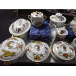 Nine Royal Worcester Evesham oven dishes,