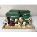 Six boxed John Beswick Flintstone figures and a boxed John Beswick Top Cat figure