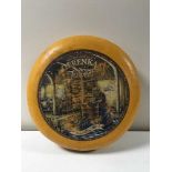 A Baerenkaas Dutch advertising cheese wheel