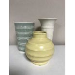 Three Wedgwood vases,