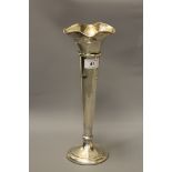 Durham Light Infantry Interest : A silver presentation flared vase, 'Presented to Lieut. G. G.