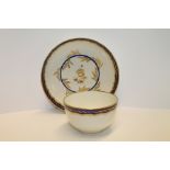 Worcester, Flight period, tea bowl of plain circular form with saucer,
