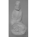 Chinese modern blanc de chine figure of Li Tieguai 8.