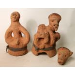 Antique Nigerian Nok terracotta anthropomorphic figure of a man,