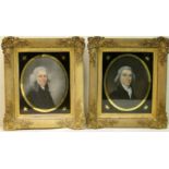 EARLY 19TH CENTURY ENGLISH SCHOOL. Portraits of Ralph Scott and Rev Robert Scott - a pair.