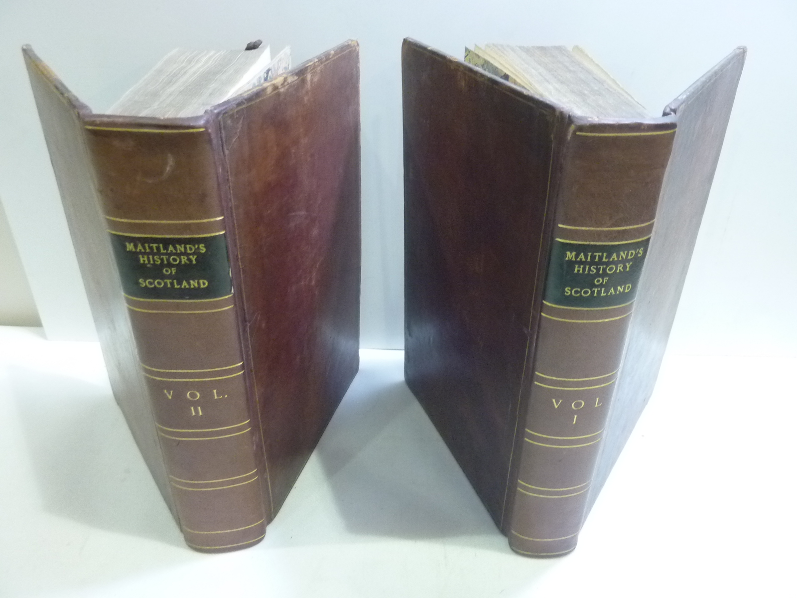 MAITLAND WILLIAM. The History & Antiquities of Scotland. 2 vols. Folio. Calf, nicely rebacked.