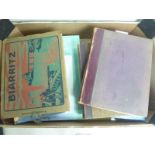 Various. A carton incl. one or two art reference, Allom & Rose, vol.