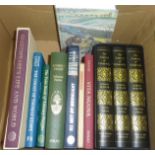 Folio Society. 11 various vols., some in slip cases.