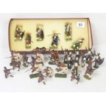 Collection of diecast Zulu figures in miscellaneous boxes.