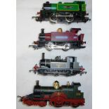 Hornby Railways. R.368 0-4-0T locomotive, 40 'King George V', green.; R.